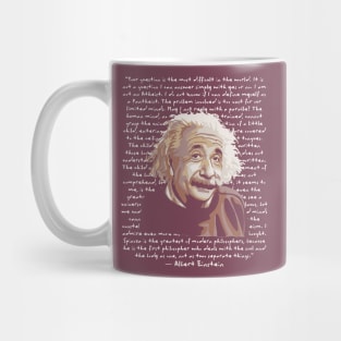 A. Einstein Portrait and quote Mug